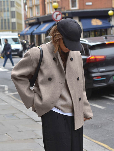 Giacca a vento oversize di lusso per le donne
