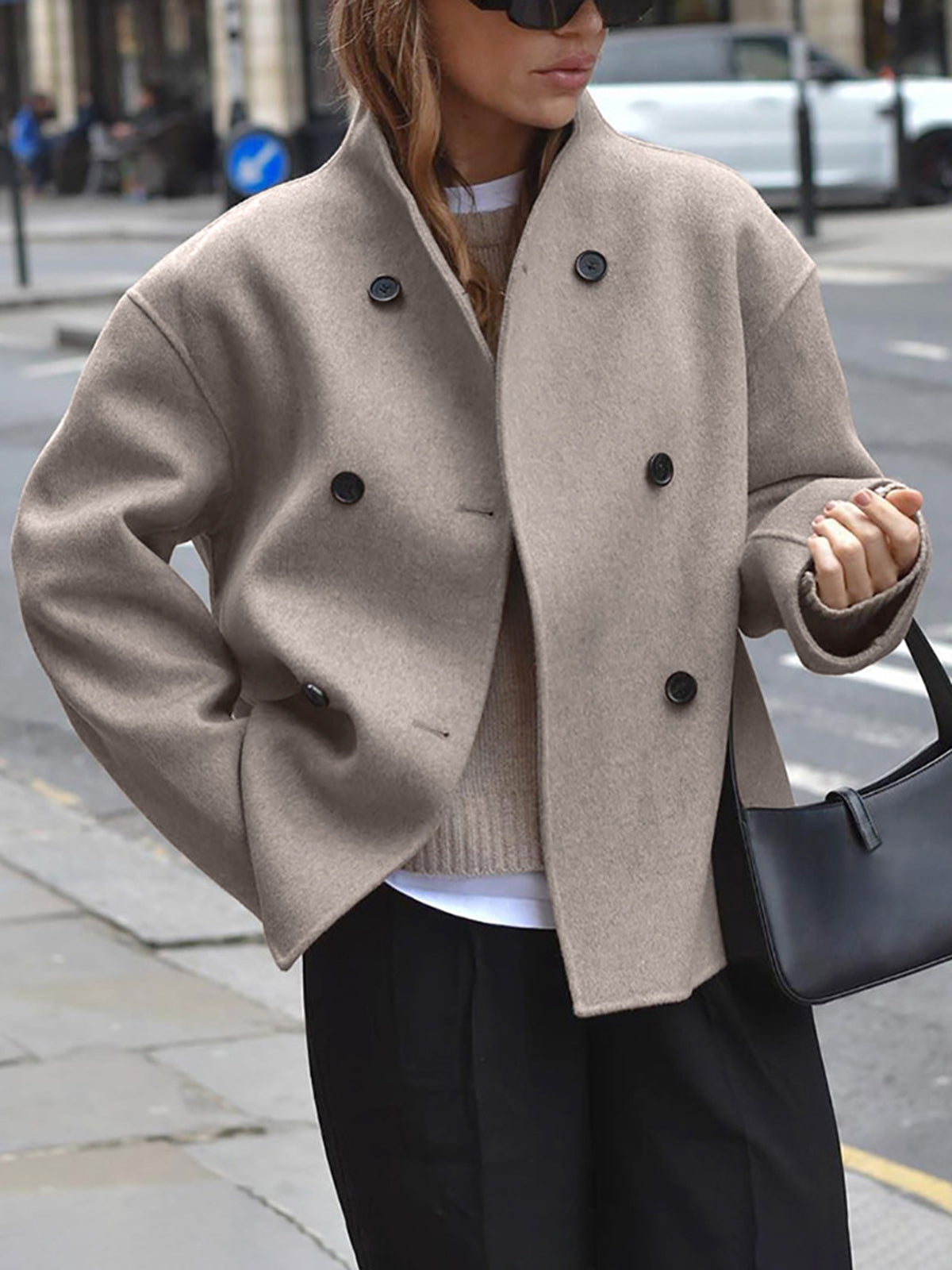Giacca a vento oversize di lusso per le donne