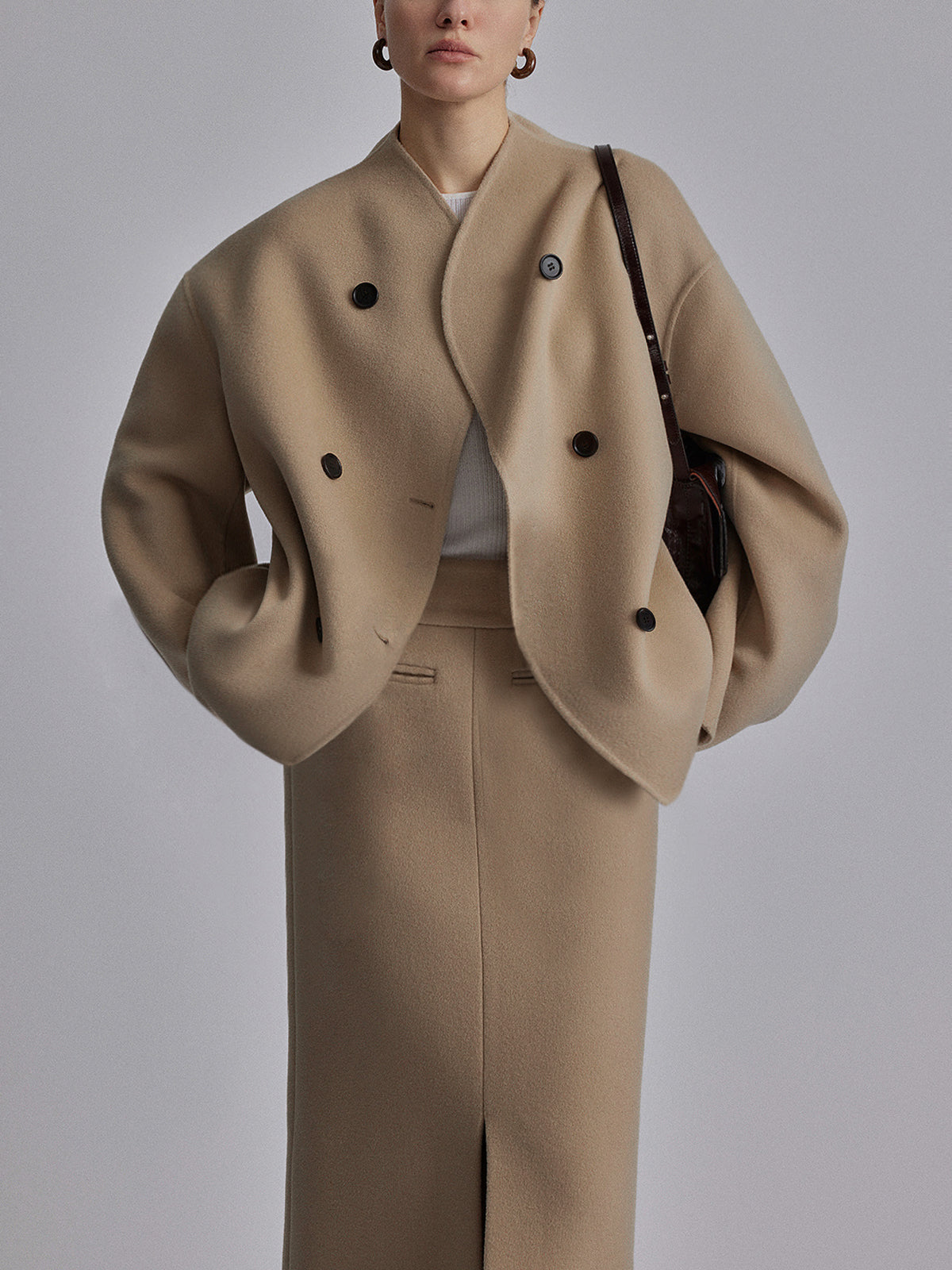 Giacca a vento oversize di lusso per le donne