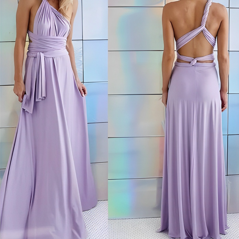 Vestido cruzado de mujer