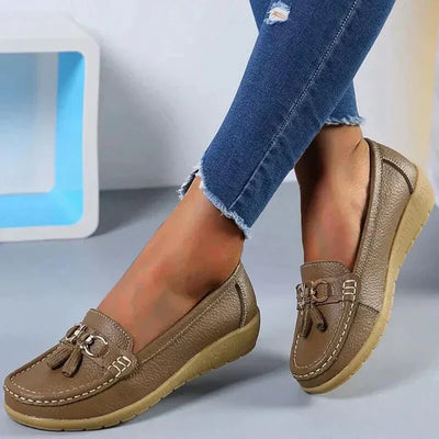Lou - Mocasines ortopédicos de cuero