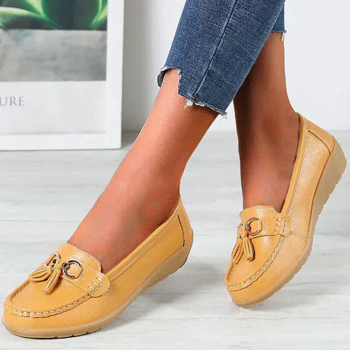 Lou - Mocasines ortopédicos de cuero