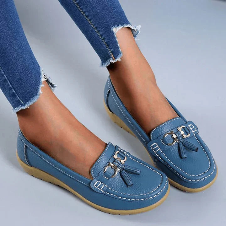 Lou - Mocasines ortopédicos de cuero