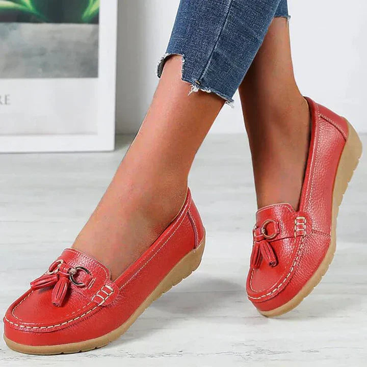 Lou - Mocasines ortopédicos de cuero