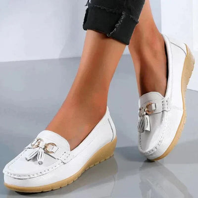 Lou - Mocasines ortopédicos de cuero