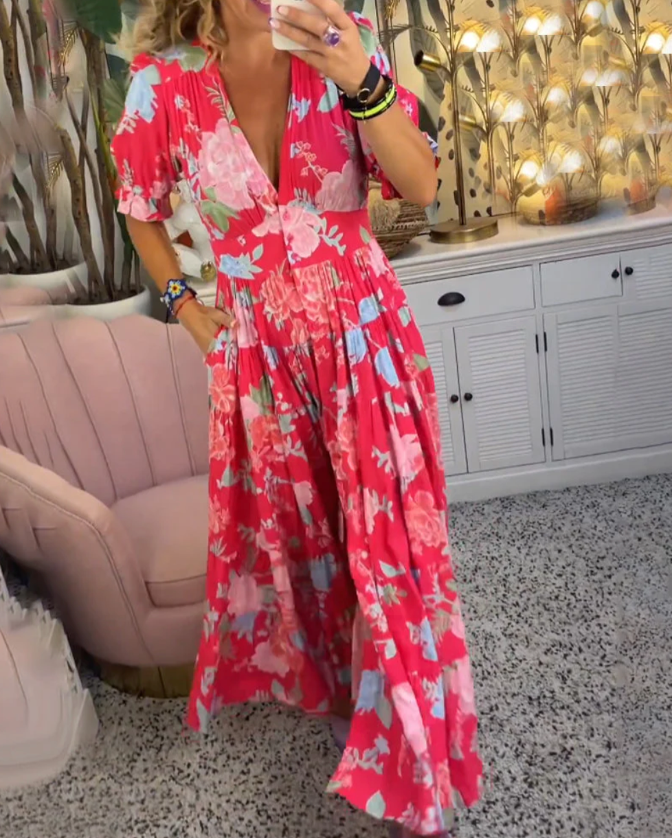 Bellamy - Vestido largo de mujer elegante y femenino