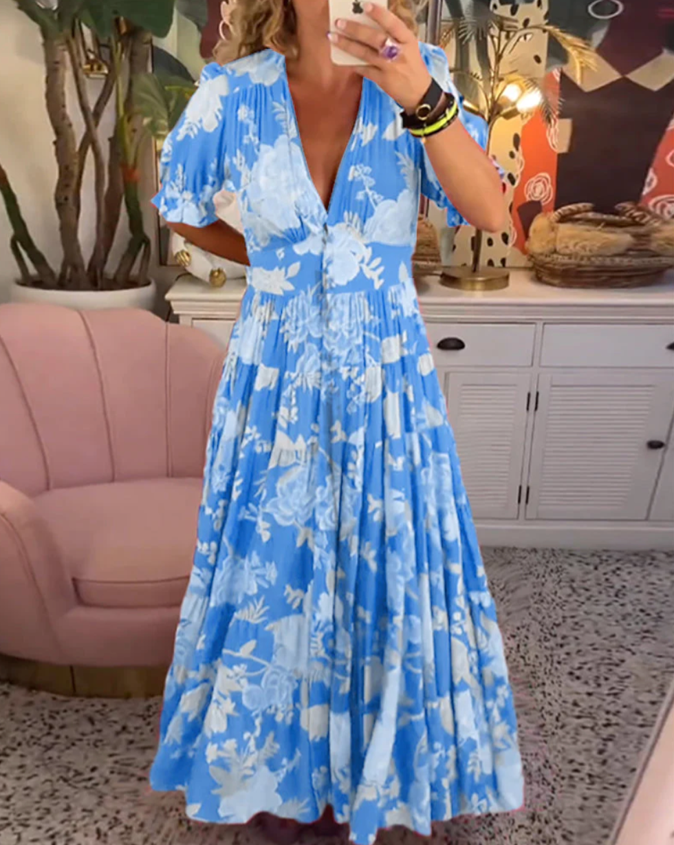 Bellamy - Vestido largo de mujer elegante y femenino