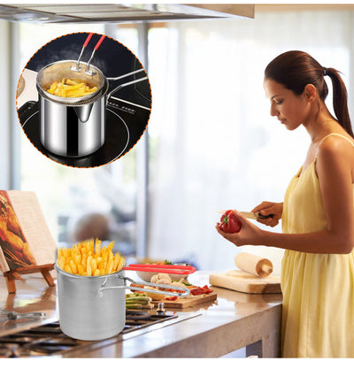 CookPro - Kit di frittura compatto con pasta salva olio