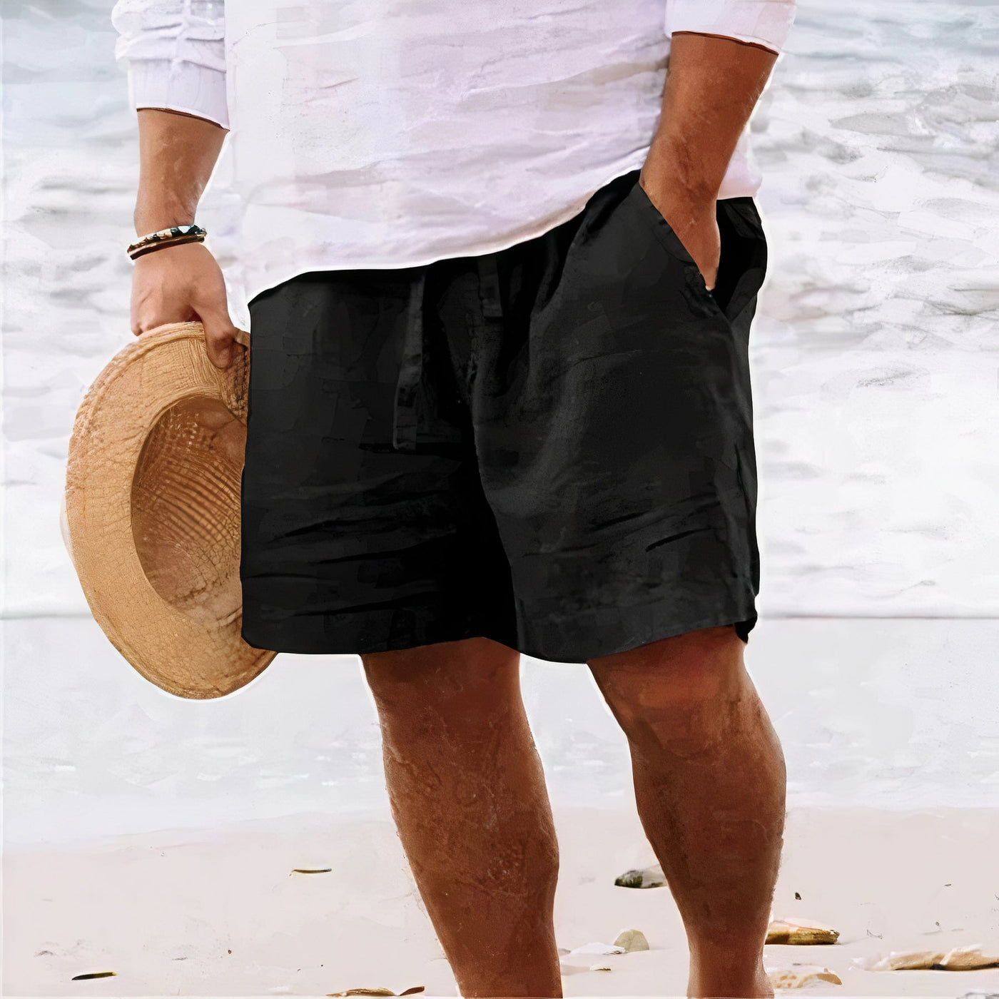 Short en lin pour homme - Devon