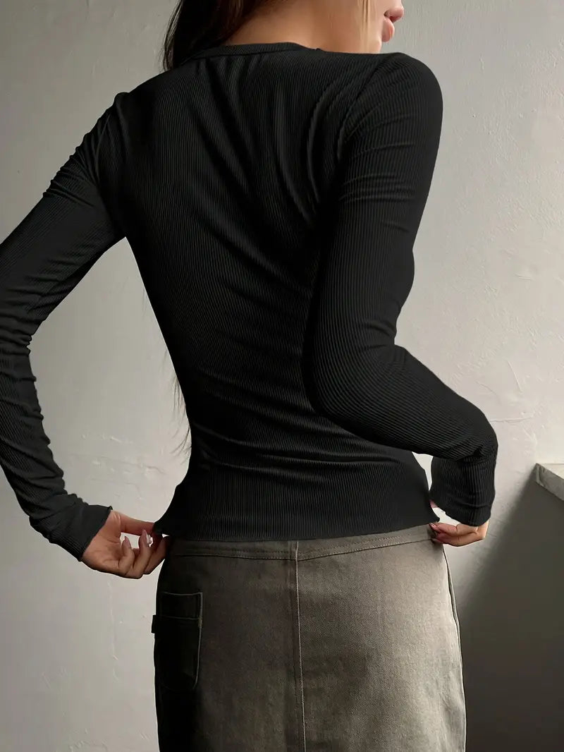 Camisón de mujer - Elegante, elástico, mezcla de poliéster, color liso