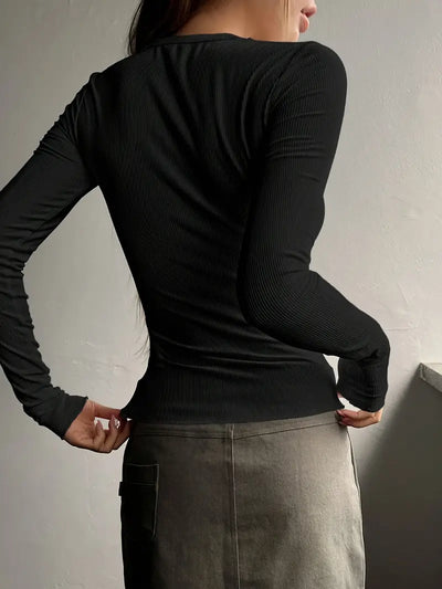 Camisón de mujer - Elegante, elástico, mezcla de poliéster, color liso