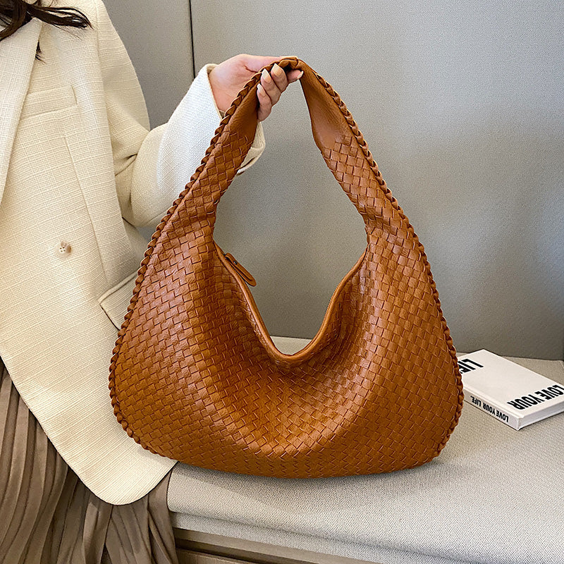 Borsa a tracolla in ecopelle intrecciata | Maria