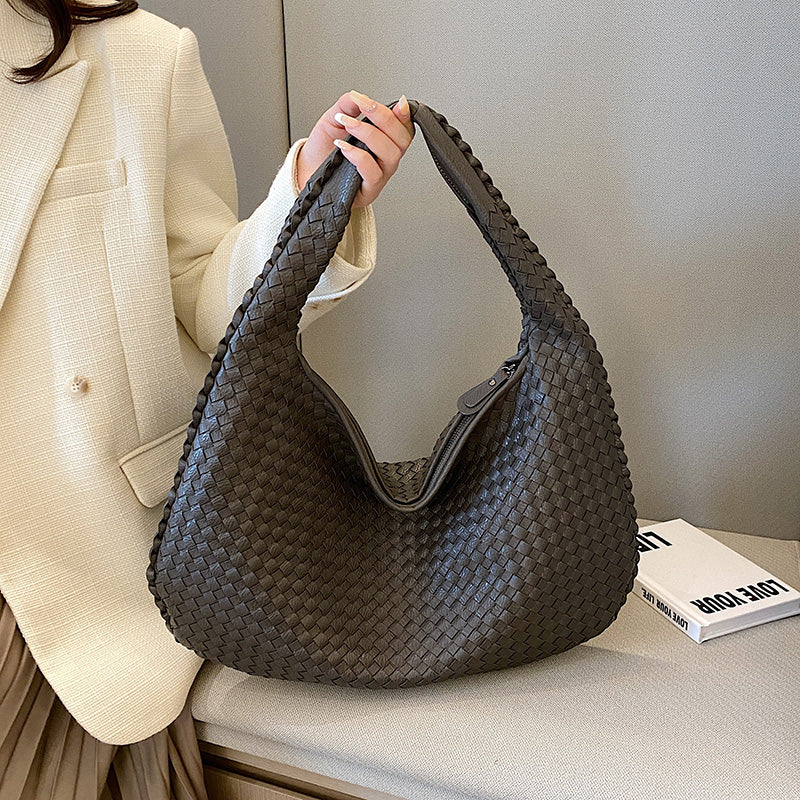 Borsa a tracolla in ecopelle intrecciata | Maria