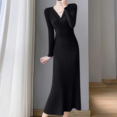 ARWENA - Elegante vestido de punto para mujer