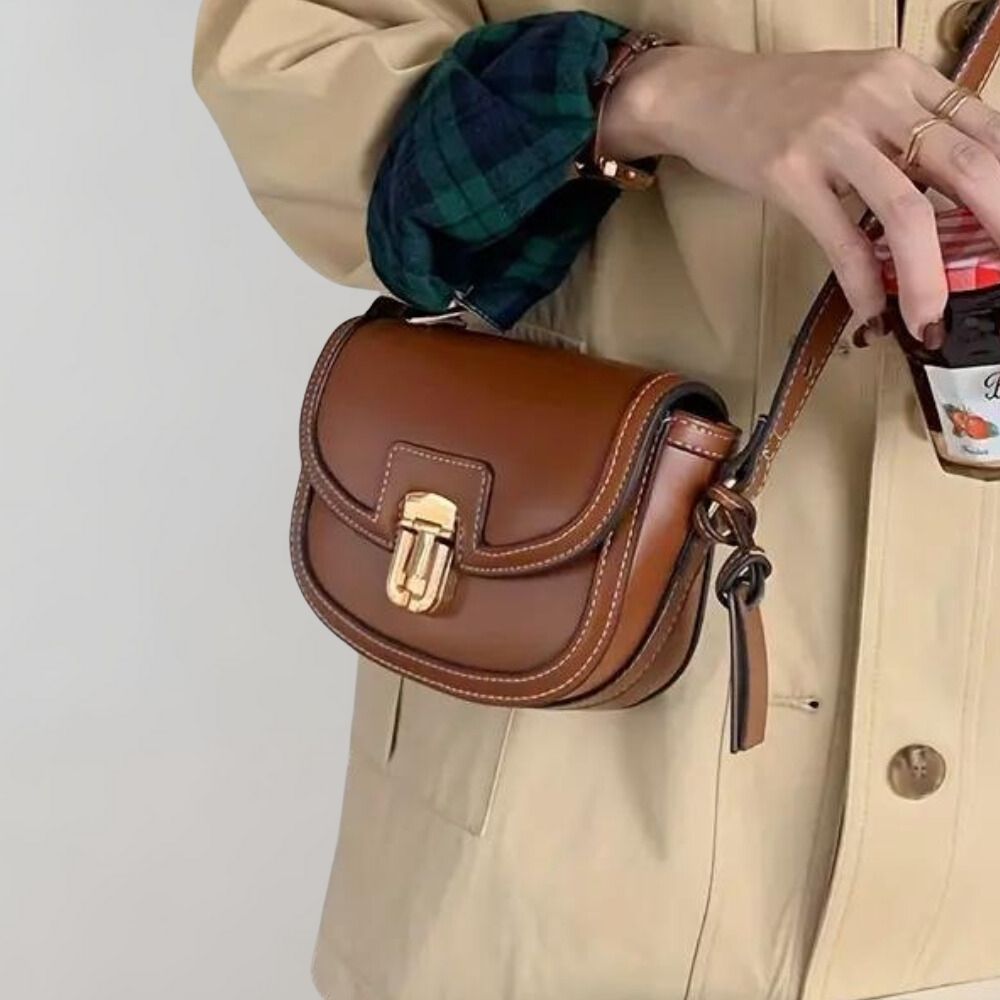 Sac à bandoulière élégant à rabat pour femme