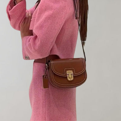 Sac à bandoulière élégant à rabat pour femme
