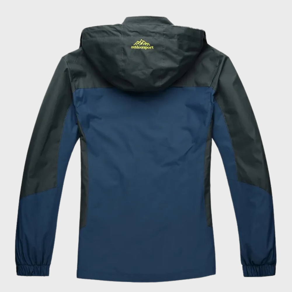 Softshell Outdoor Men's Glack con acabado repelente de membrana con capucha, viento y viento
