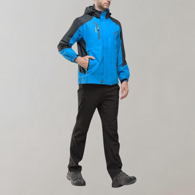 Softshell Outdoor Men's Glack con acabado repelente de membrana con capucha, viento y viento