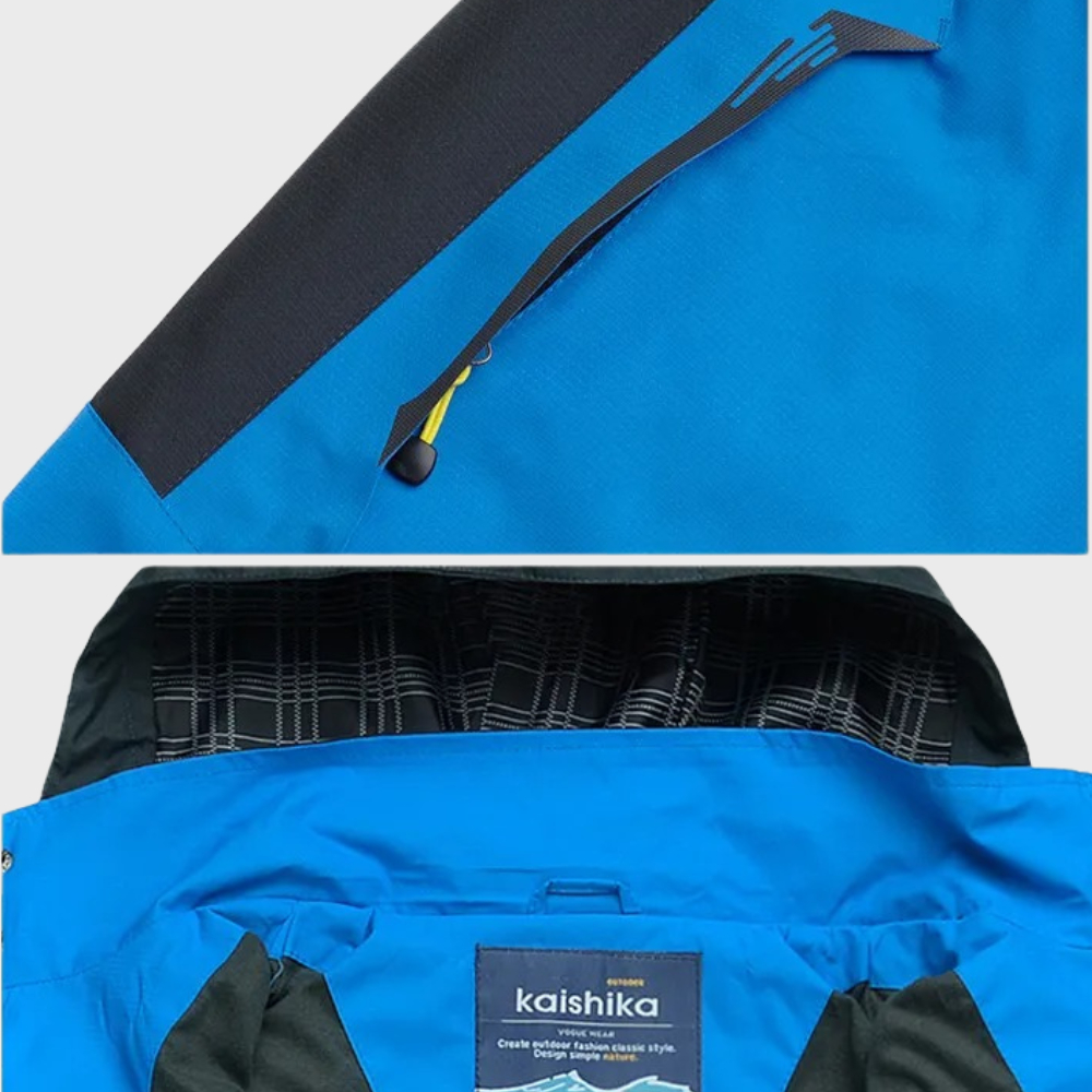 Softshell Outdoor Men's Glack con acabado repelente de membrana con capucha, viento y viento