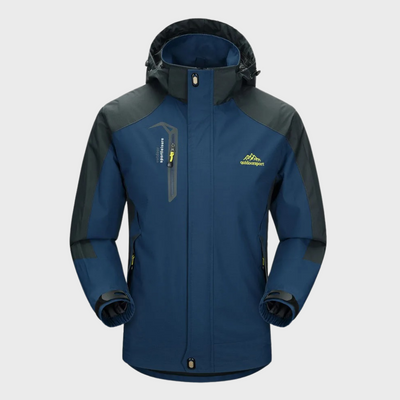 Softshell Outdoor Men's Glack con acabado repelente de membrana con capucha, viento y viento