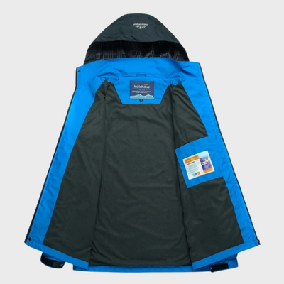 Softshell Outdoor Men's Glack con acabado repelente de membrana con capucha, viento y viento