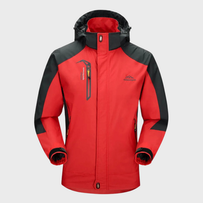 Softshell Outdoor Men's Glack con acabado repelente de membrana con capucha, viento y viento