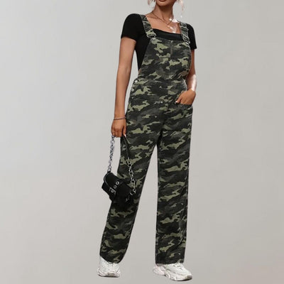 Neea - Combinaison camouflage élégante pour femme pour l'été
