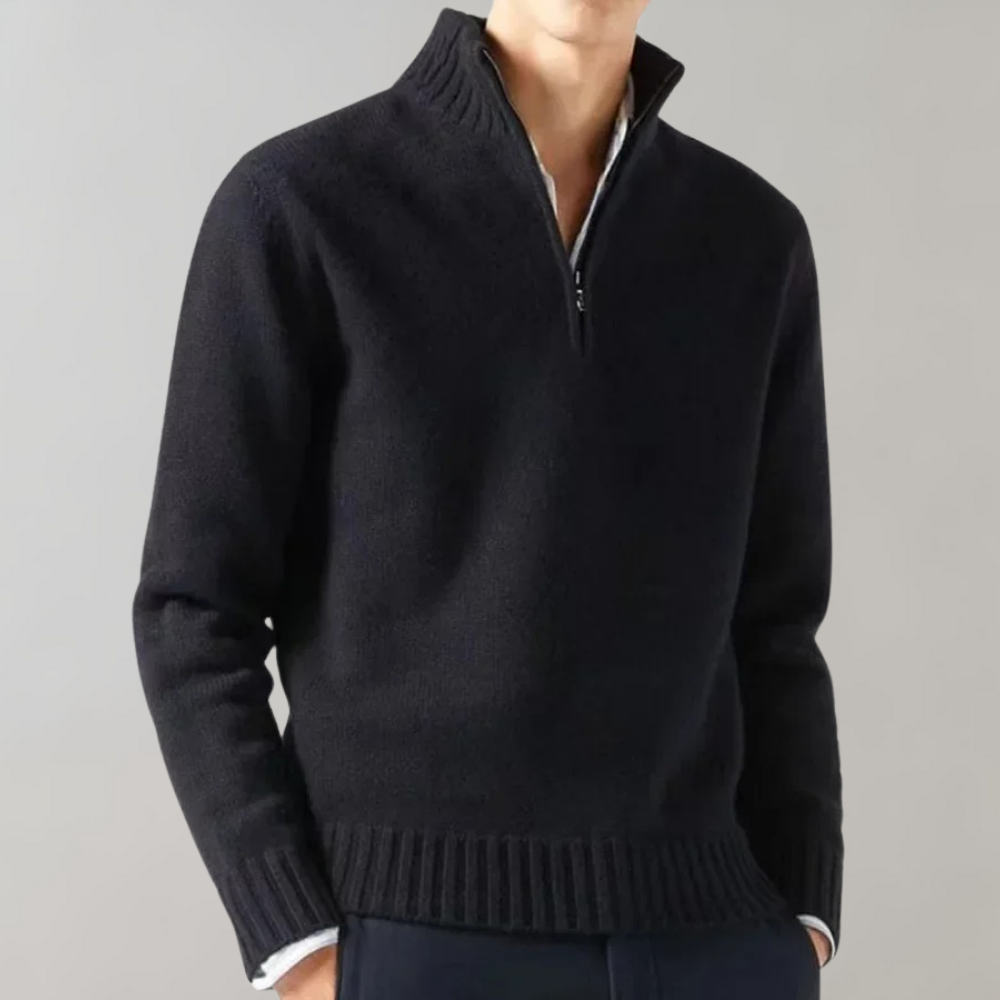 Maglia da uomo con zip in caldo pile | Ideale per le attività all'aperto