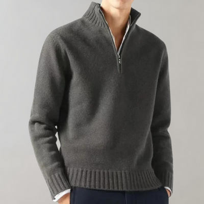 Maglia da uomo con zip in caldo pile | Ideale per le attività all'aperto
