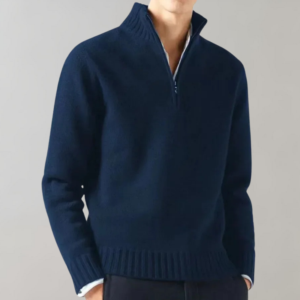 Maglia da uomo con zip in caldo pile | Ideale per le attività all'aperto