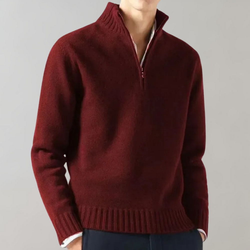 Maglia da uomo con zip in caldo pile | Ideale per le attività all'aperto
