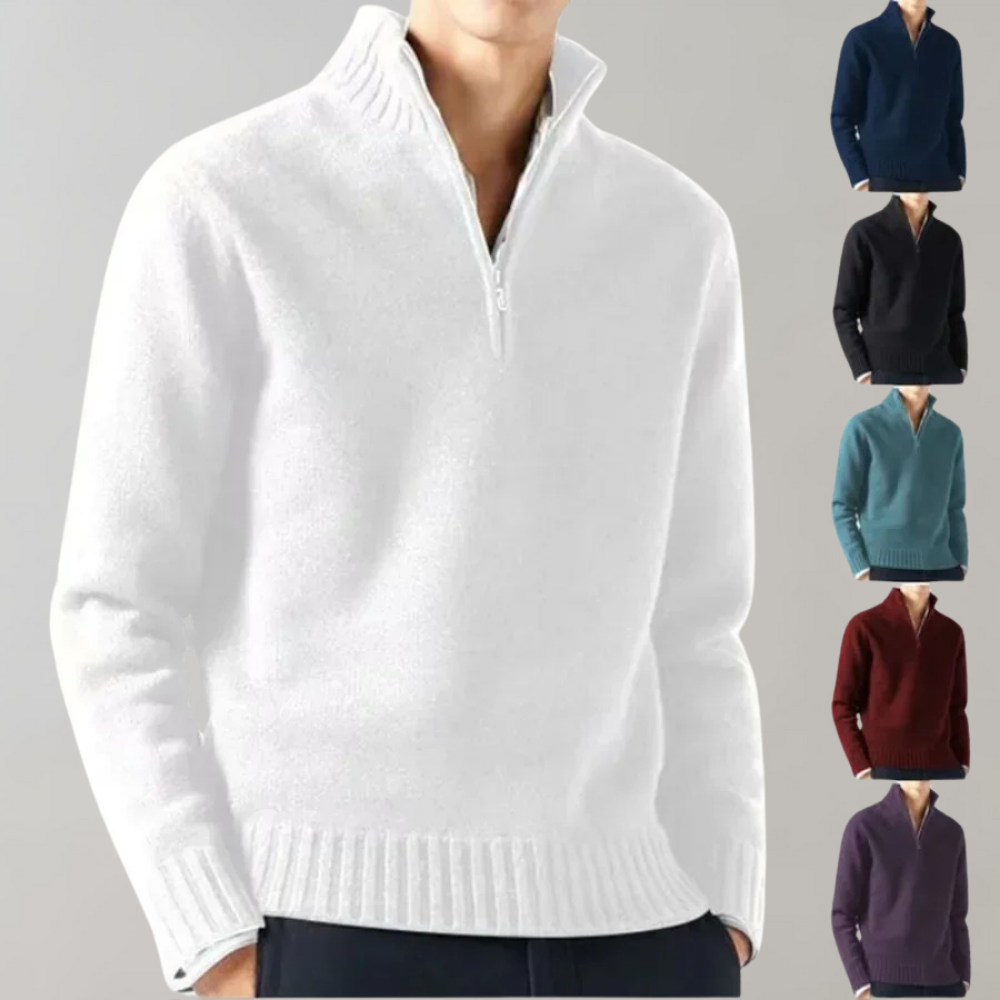 Maglia da uomo con zip in caldo pile | Ideale per le attività all'aperto