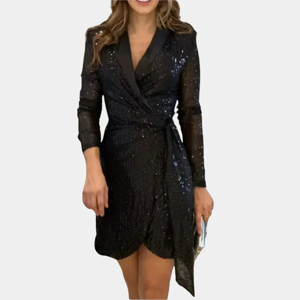 Vestido cruzado elegante Sofía 