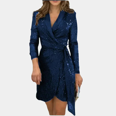 Vestido cruzado elegante Sofía 