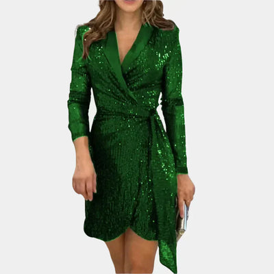 Vestido cruzado elegante Sofía 