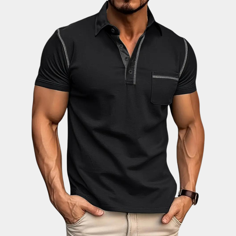 Polo de verano de hombre elegante para hombres