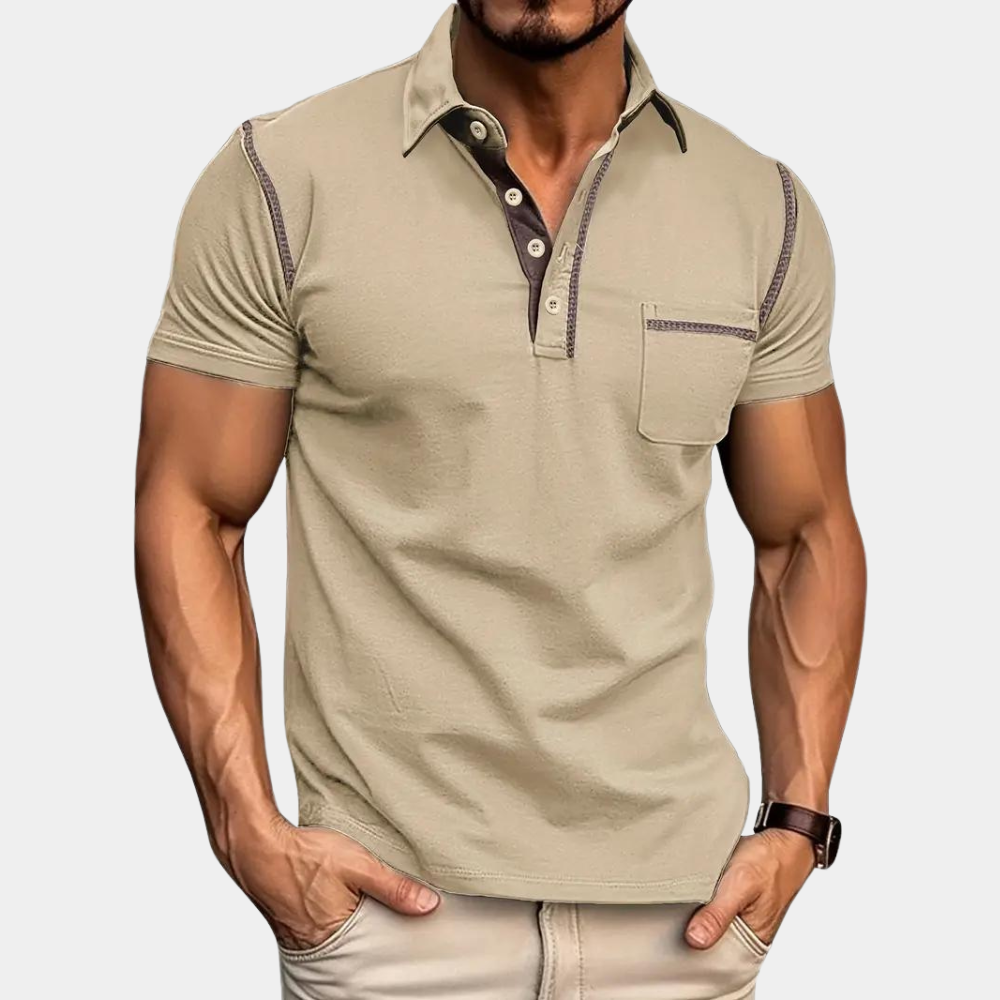 Polo de verano de hombre elegante para hombres