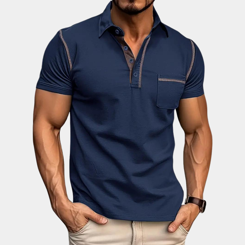 Polo de verano de hombre elegante para hombres