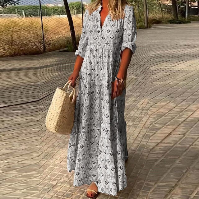 Olivia - Vestido bohemio chic para unas vacaciones en la playa