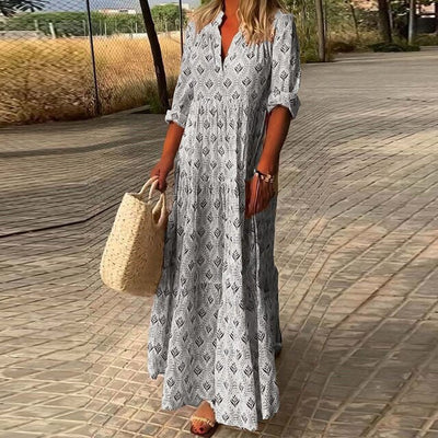 Olivia - Vestido bohemio chic para unas vacaciones en la playa