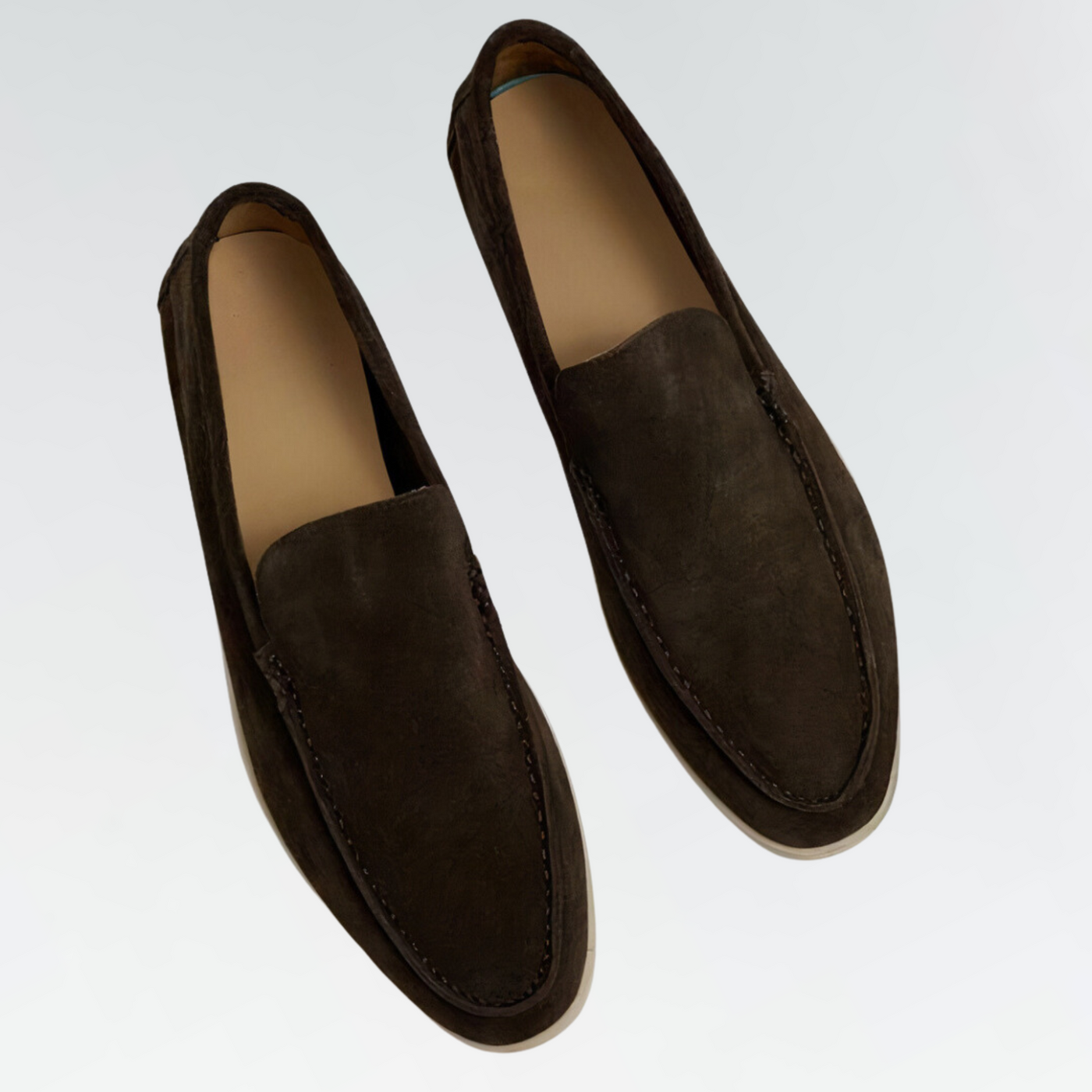 Zapatos sin cordones para hombre con diseño de corte bajo