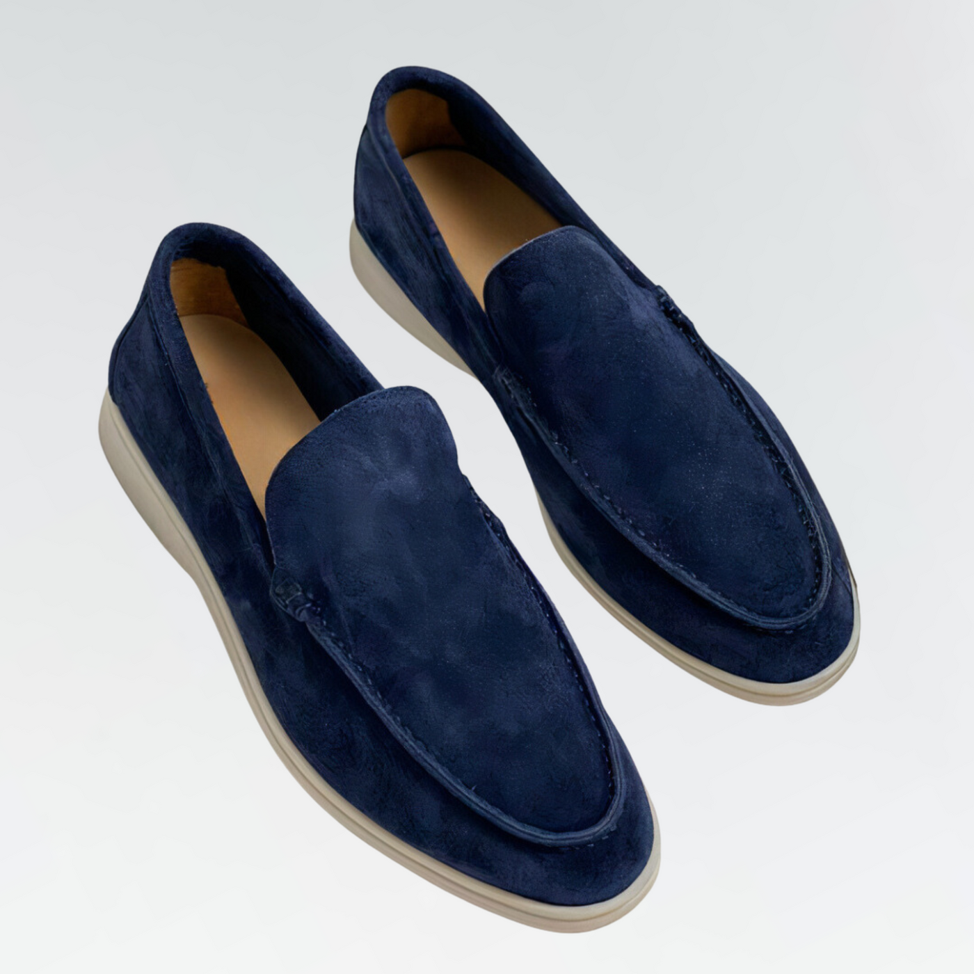 Zapatos sin cordones para hombre con diseño de corte bajo