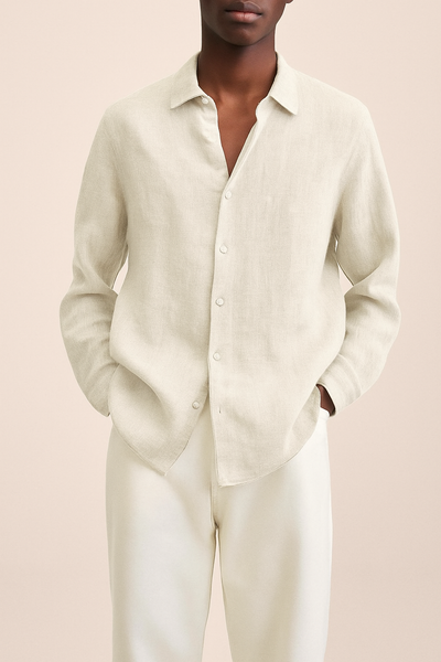 Chemise élégante en lin pour homme - Albert