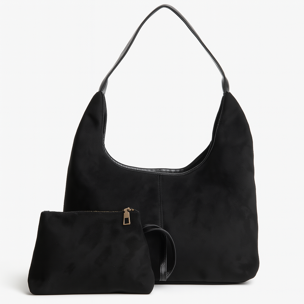 EVERA | Borsa impermeabile in pelle scamosciata vegetale