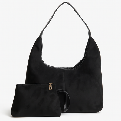 EVERA | Borsa impermeabile in pelle scamosciata vegetale