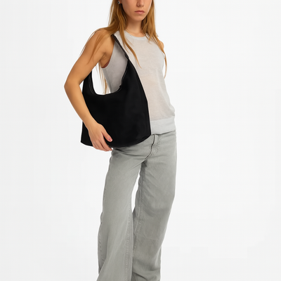 EVERA | Borsa impermeabile in pelle scamosciata vegetale
