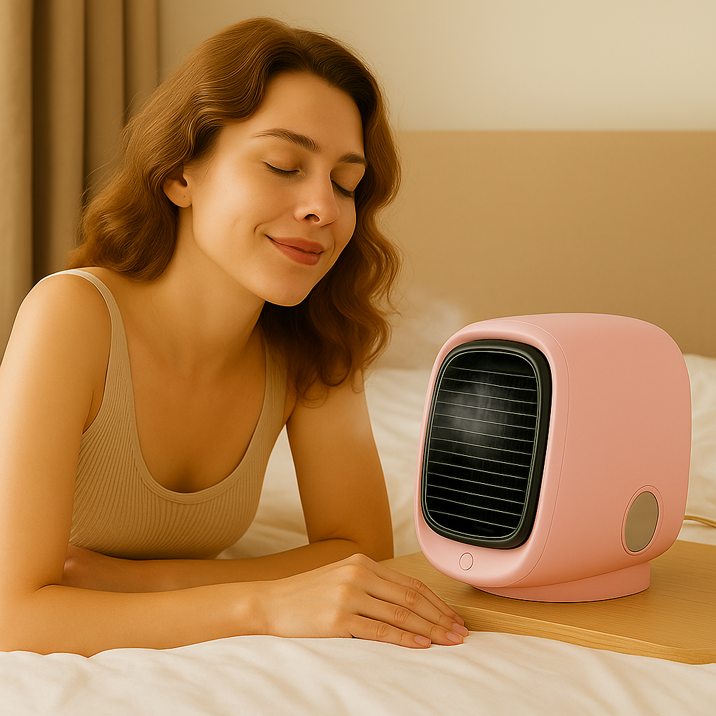 AIRLOOM | Enfriador de aire y humidificador portátil 2 en 1