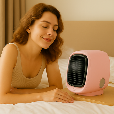 AIRLOOM | Enfriador de aire y humidificador portátil 2 en 1