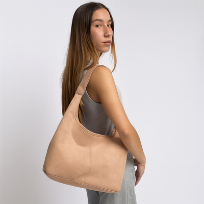 EVERA | Borsa impermeabile in pelle scamosciata vegetale