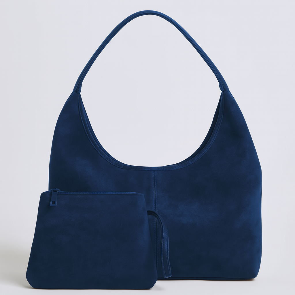 EVERA | Borsa impermeabile in pelle scamosciata vegetale